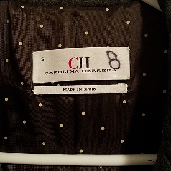 Gray Wool CH Carolina Herrera Jacket - Picture 2 of 8